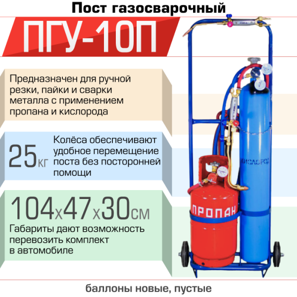 Пост газосварочный ПГУ-10П