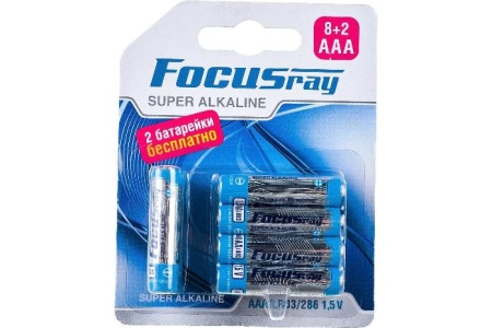 Батарейка FOCUSray Super Alkaline ААА, 10 шт