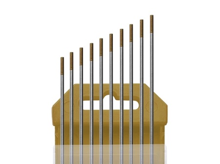 Электроды вольфрамовые КЕДР WL-15-175мм золотой Ø 2.0 мм; уп. 10 шт