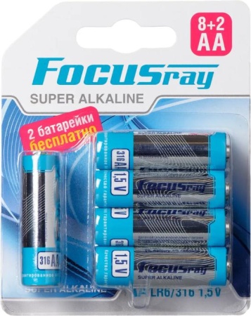 Батарейка FOCUSray Super Alkaline АА, 10 шт