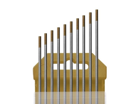 Электроды вольфрамовые КЕДР WL-15-175мм золотой Ø 2.4 мм; уп. 10 шт