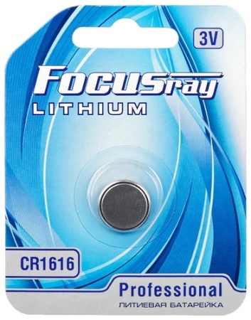 Батарейка FOCUSray Lithium CR1616