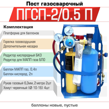 Пост газосварочный ПГСП 2/0.5 П