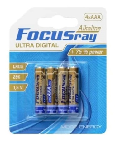 Батарейка FOCUSray Ultra Digital ААА, 4 шт